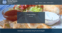 Desktop Screenshot of gorog-pizzeria.hu